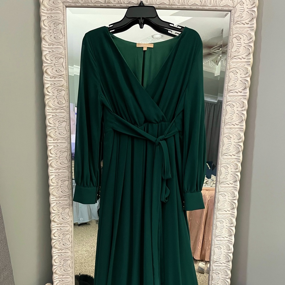 Pink blush maxi dress maternity friendly